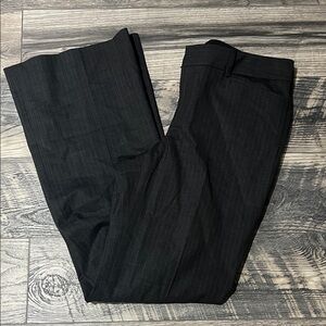 Club Monaco Charcoal Pinstriped  Wool Pants